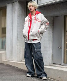 WEGO 【ユニセックス着用ITEM】グラフィックパファースタジャン