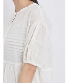 earth music&ecology 綿ローンティアードチュニック