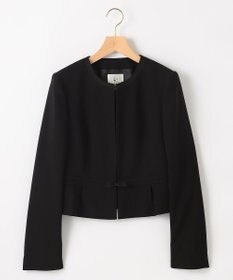 組曲 NOIR 【洗える】ウォッシャブルストレッチバーズアイ　ジャケット＋ワンピース