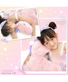 Mother garden マザーガーデン ユニコーン フラットクッション ピンク