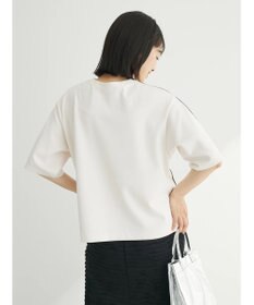 Green Parks ライン使いポンチカットプルオーバー