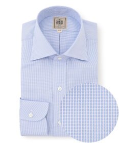 J.PRESS MEN 【Single Needle Tailoring / 形態安定】MILETAエレガントドビー ドレスシャツ / ワイド