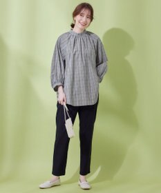 ANY 【速乾/UVカット/抗菌防臭/手洗い】エニィファンクションボリューム袖ブラウス