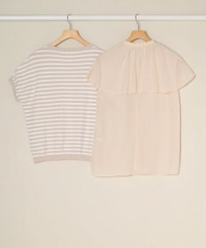 ONWARD Reuse Park スタッフおすすめ！トップスSET商品/サイズ38【23区】ニット春夏×【自由区】ブラウス春夏