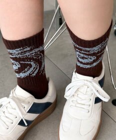 WEGO グラフィックデザインソックス