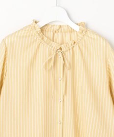 ANY SIS L 【2WAY】スムージーポリエステル フリルネック ブラウス