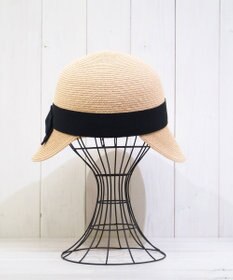 石田製帽 ラフィアブレード　ソフトジョッキーキャップ