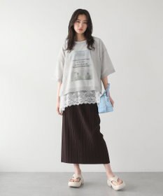 Green Parks 裾イレヘムレースプルオーバー