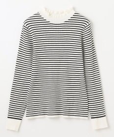 ANY 【洗濯機可】ウォームニットフリルプルオーバー