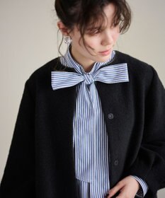 #Newans 【洗濯機可能】バックフレアショートコート