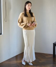 #Newans 【洗える】クロップドバルーンボリュームスリーブニット