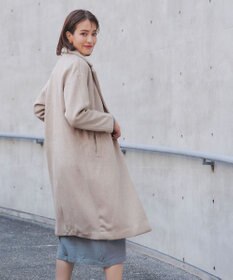 Tiaclasse モッサ風ダブルフェイスチェスターコート