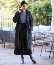 Tiaclasse モッサ風ダブルフェイスチェスターコート