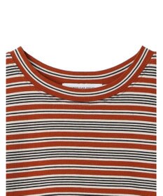 AMERICAN HOLIC マルチボーダーノースリーブカットプルオーバー