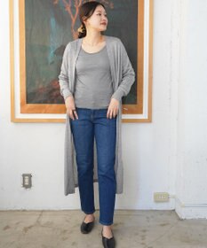 caqu Slim boy`s 程よいフィット感のボーイフィットデニム