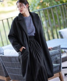 Tiaclasse モッサ風ダブルフェイスチェスターコート