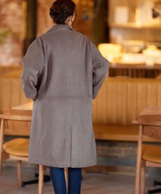 Tiaclasse モッサ風ダブルフェイスチェスターコート