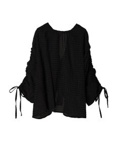 Green Parks ・ＥＬＥＮＣＡＲＥ　ＤＵＥ　バックリボンブラウス