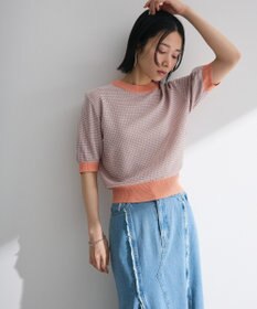 Green Parks ・ｓｗｉｎｇ　ｂｙ　マルチカラージャカードニット