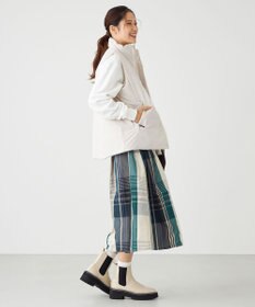 SHARE PARK LADIES メモリーチェックフレアスカート