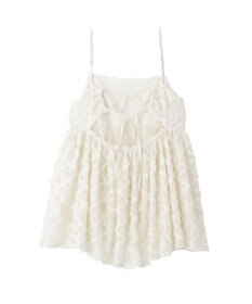 earth music&ecology 【予約】フリンジレースキャミビスチェ