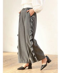 Green Parks ■ＥＳＣＡＲ　デニムサイドラッフルパンツ