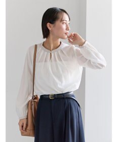 Te chichi スクエアチャームフロントタックブラウス