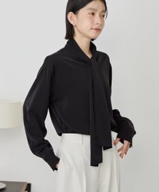 AMERICAN HOLIC 【イージーケア】ナロータイブラウス