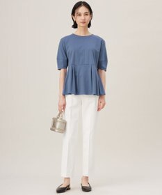 自由区 L 【接触冷感・UVカット・吸水速乾・洗える】シェルタリングテーパード パンツ