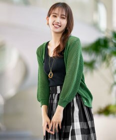 Tiaclasse 【洗える】メモリータフタチェックスカート