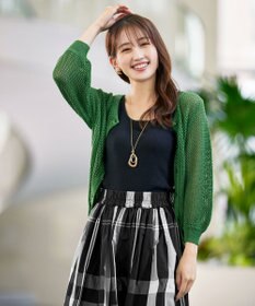 Tiaclasse 【洗える】メモリータフタチェックスカート