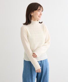 Green Parks ・Ｐｅｔｉｔ　Ｆｌｅｕｒ　ジャガードハイネックロンＴ