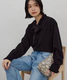 AMERICAN HOLIC 【イージーケア】ナロータイブラウス