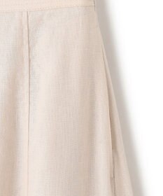 UNFILO リネンレーヨン セミフレアスカート