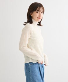 Green Parks ・Ｐｅｔｉｔ　Ｆｌｅｕｒ　ジャガードハイネックロンＴ