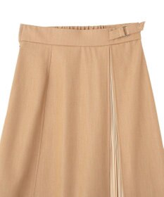 YECCA VECCA プリーツMIXフレアスカート