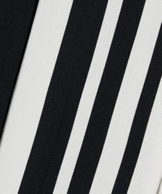 JOSEPH ストライプクレープ　ノーカラーシャツ