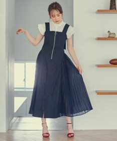 シフォンコンビ ZIP ジャンパースカート / Feroux | ファッション通販 