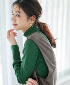 ANY ウールブレンドリブニット