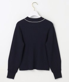 ANY SIS L 【アンサンブル対応】バイカラーリブ ニット