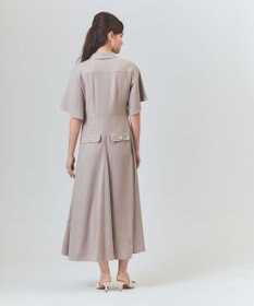 GRACE CONTINENTAL リネンデニムライクワンピース