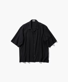 ATON COTTON SILK VIERA | オープンカラーハーフスリーブシャツ - UNSEX
