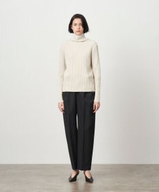 WOOL GABARDINE | テーパードタックパンツ / ATON | ファッション通販 【公式通販】オンワード・クローゼット