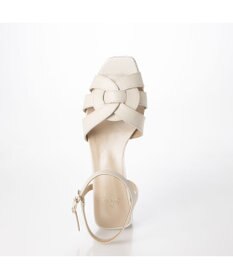 Riz raffinee <Riz raffinee>スクエア編込みストラップサンダル