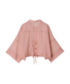 Green Parks ＥＧＯＩＳＴ　５分袖短丈シアーシャツ