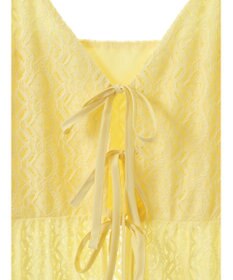 earth music&ecology フラワーレースキャミワンピース