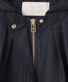 ANY SIS 【撥水・UVカット・花粉ガード】2WAYラグランフーディ ブルゾン