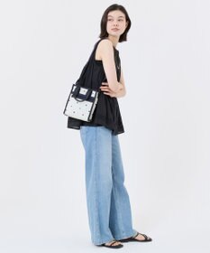 LeSportsac MINI N/S TOTE/トリコロールハートエンブロイダリー