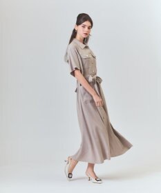 GRACE CONTINENTAL リネンデニムライクワンピース