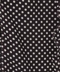 GRACE CONTINENTAL ドットラッフルブラウス